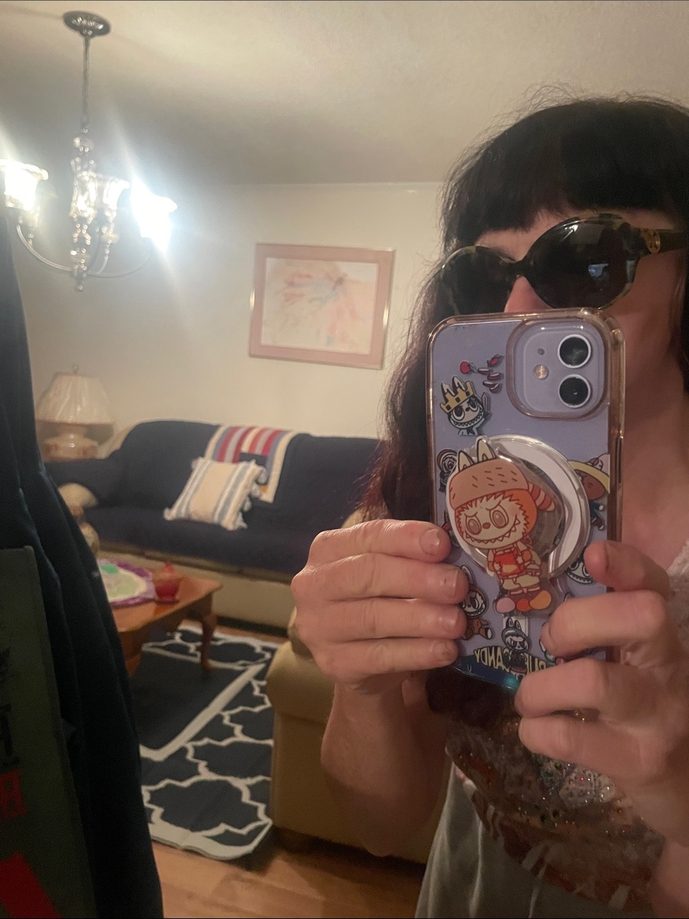 Tortoiseshell Round Sunglasses from Tory Burch - Picture 13 of 17